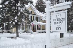 Winter at the Jackson House Inn, a bed and breakfast getaway in Woodstock, Vermont