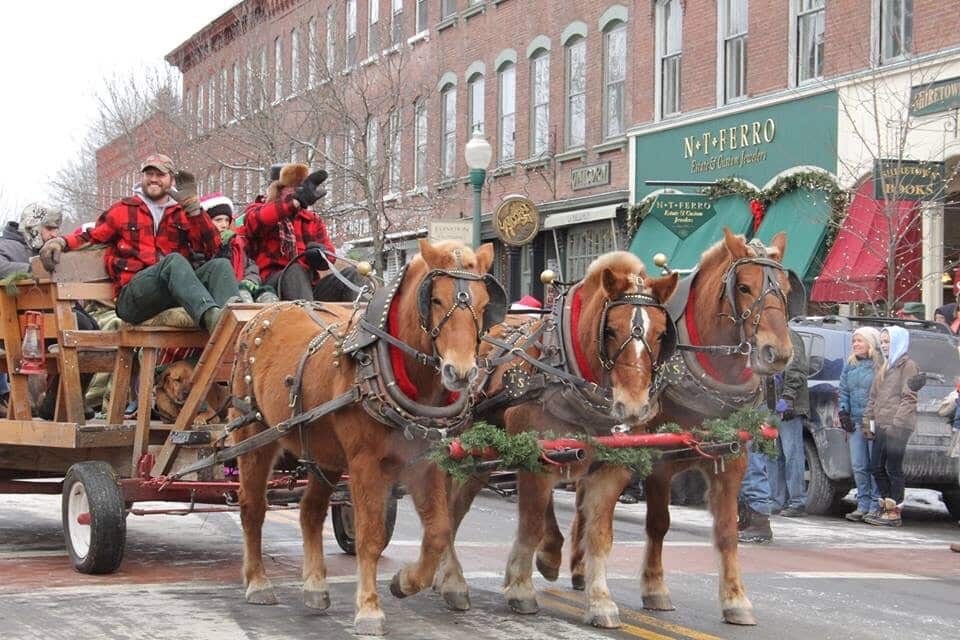 The popular Wassail Weekend is One of the best ways to celebrate a Woodstock, Vermont Christmas