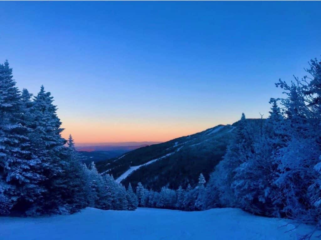Visit one of the best places to stay in Woodstock, VT - and enjoy beautiful winter scenery like this in the area - the best of Vermont in Winter