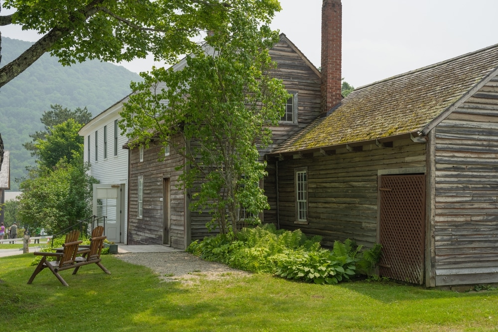 The historic Calvin Coolidge Homestead Near Woodstock, Vermont